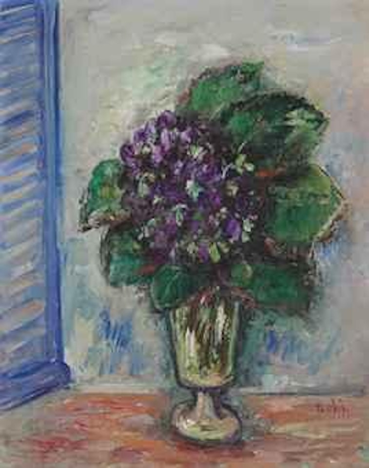 Violets by Reuven Rubin
