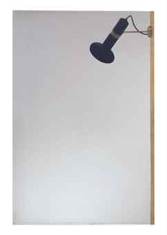 Mirror with Lamp by Michelangelo Pistoletto