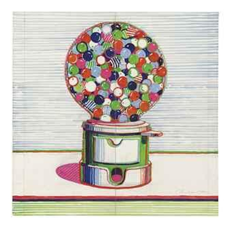 Study for Gumball Machine by Wayne Thiebaud