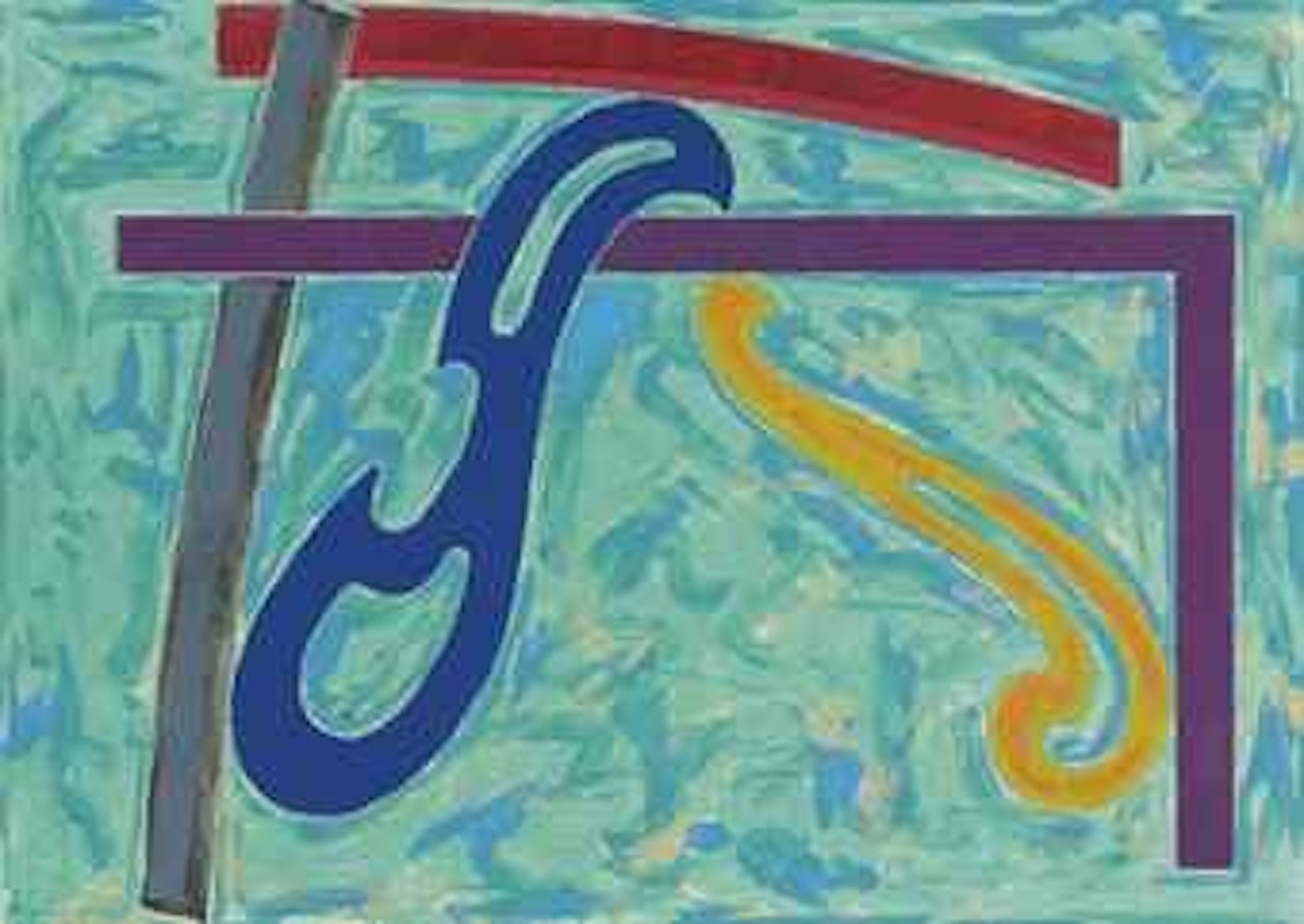 Green Solitaire by Frank Stella