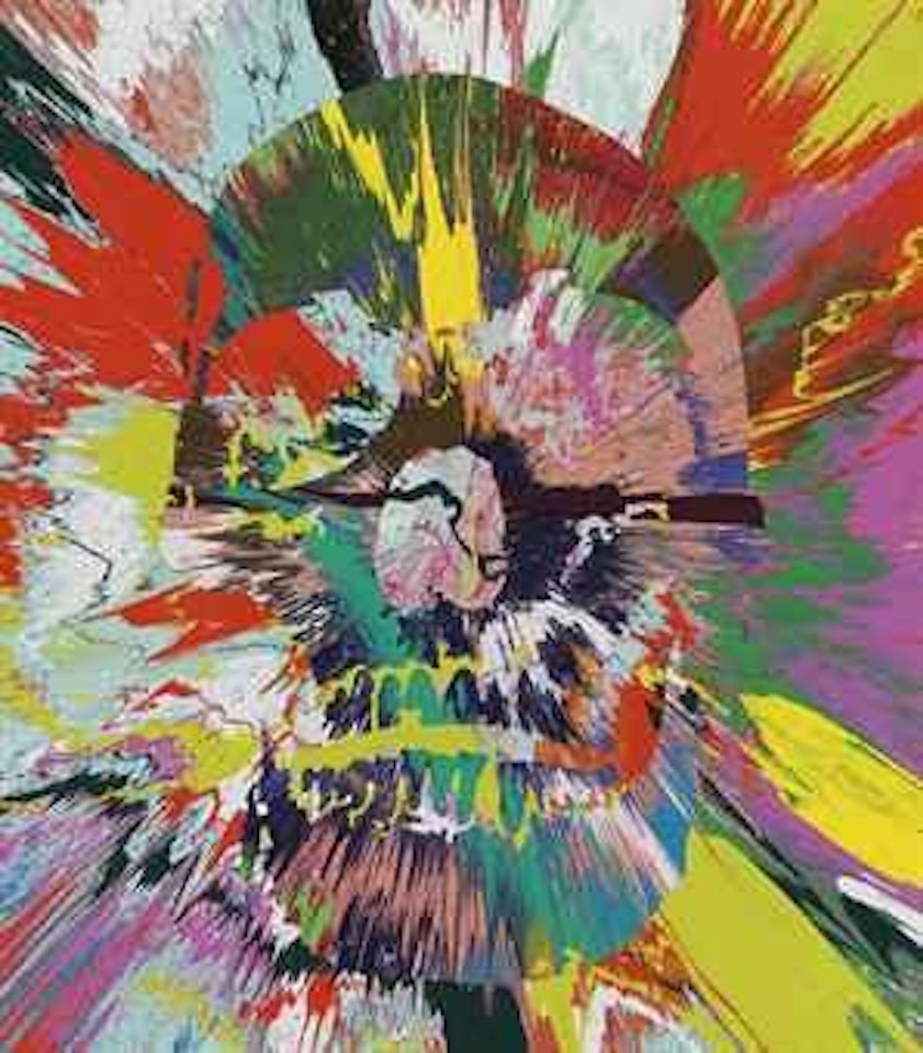 Beautiful Shiva Delirium Painting by Damien Hirst
