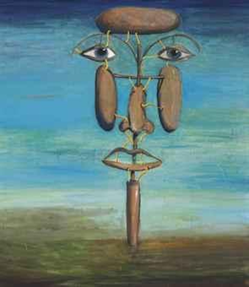 A Man is Greater than his Brain by George Condo