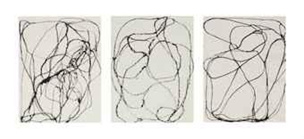 93 Summer Group (3, 6, 8) by Brice Marden
