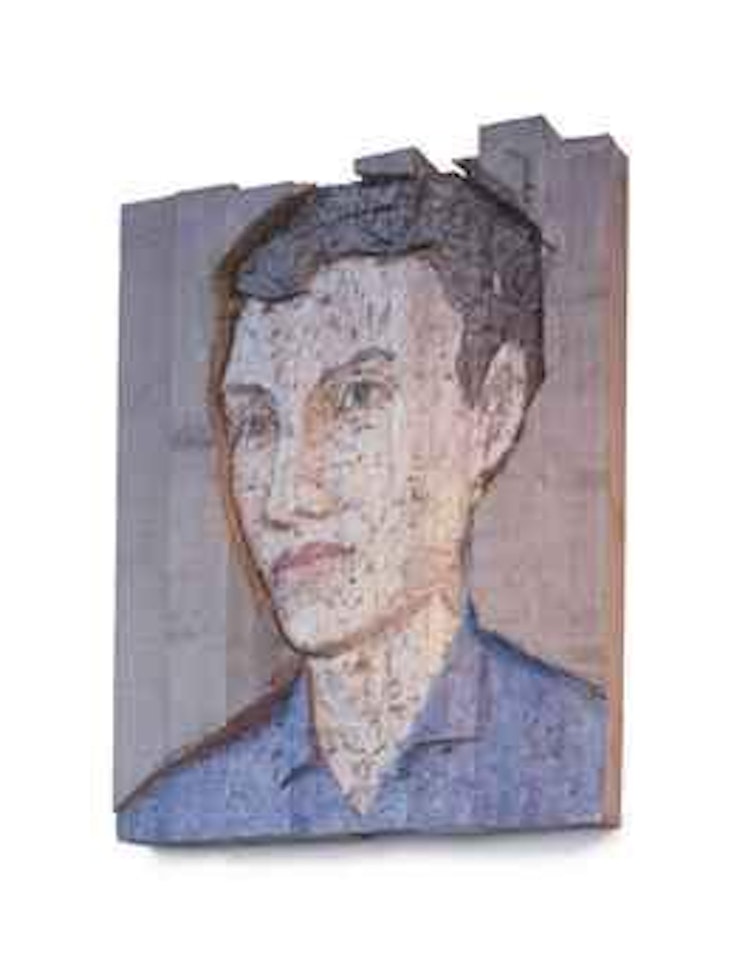 Big Head Relief by Stephan Balkenhol