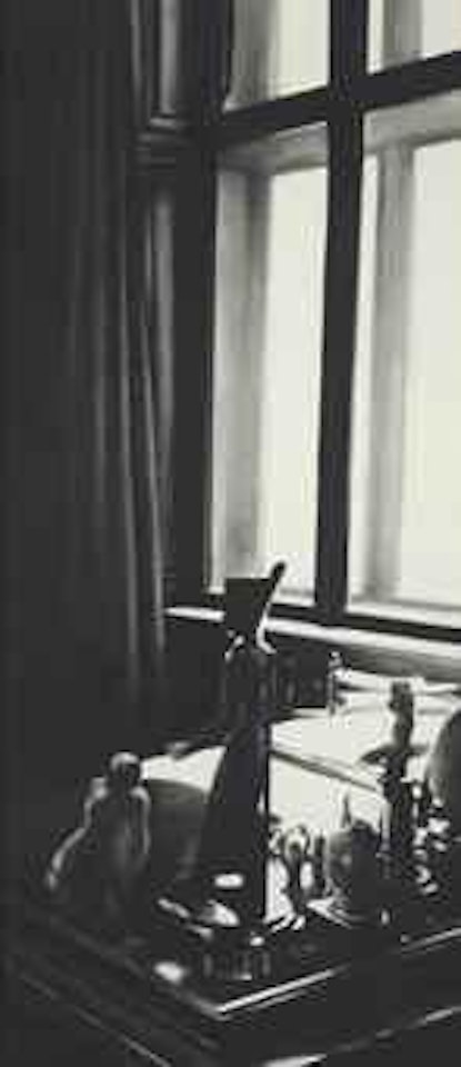 Untitled (Window and Desk, Study Room 1938) by Robert Longo