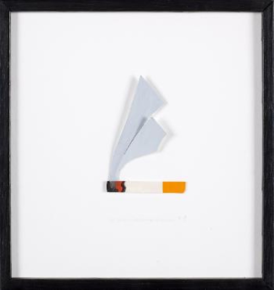 Smoking cigarette by Tom Wesselmann