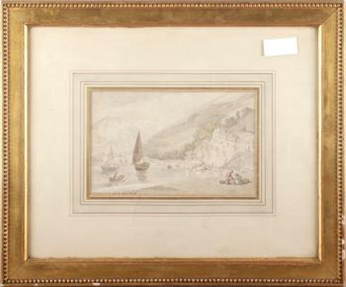 Lynmouth on the coast of North Devon by Thomas Rowlandson