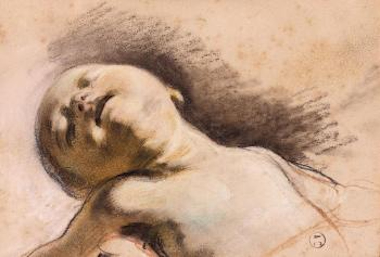 Un enfant endormi by Louis-Leopold Boilly