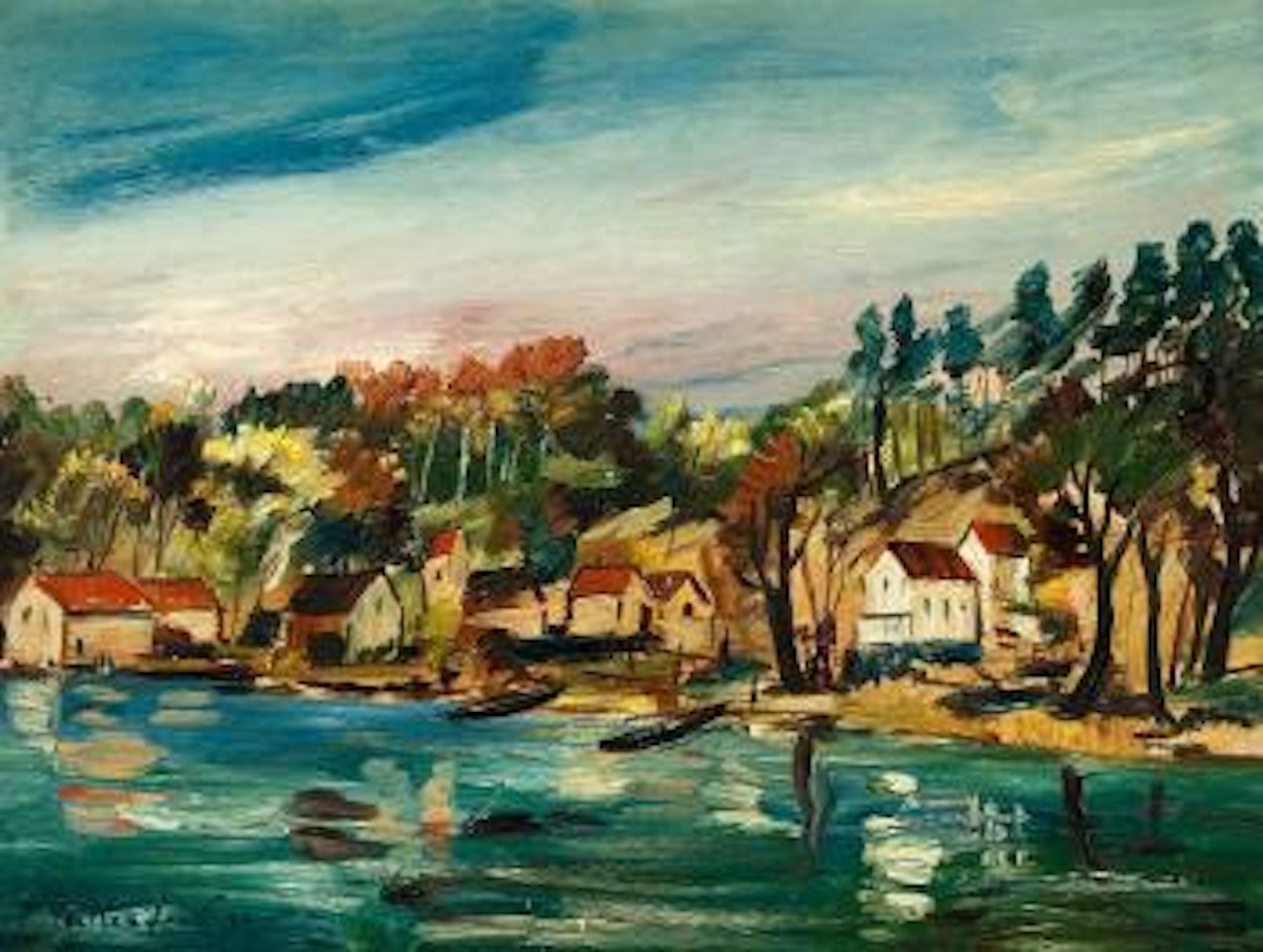 Am Stößensee by Franz Heckendorf