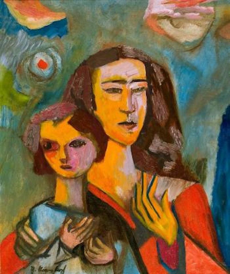 Mutter und Kind by Bruno Krauskopf