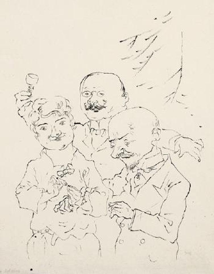 Verlobung by George Grosz