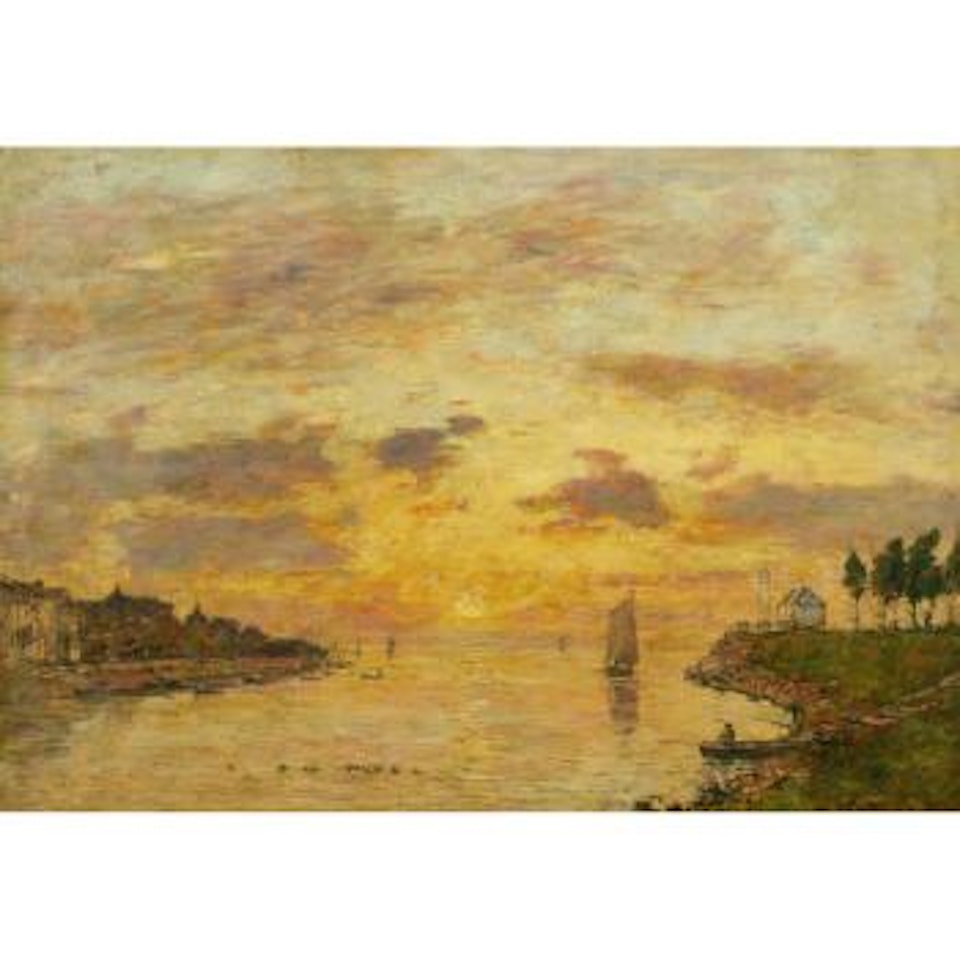 Saint-valéry-sur-somme. L'embouchure De La Somme by Eugène Boudin