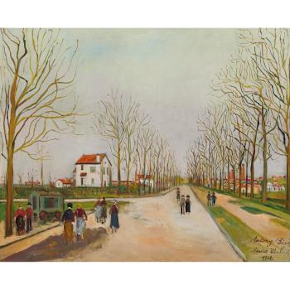 La Route à Antony by Maurice Utrillo