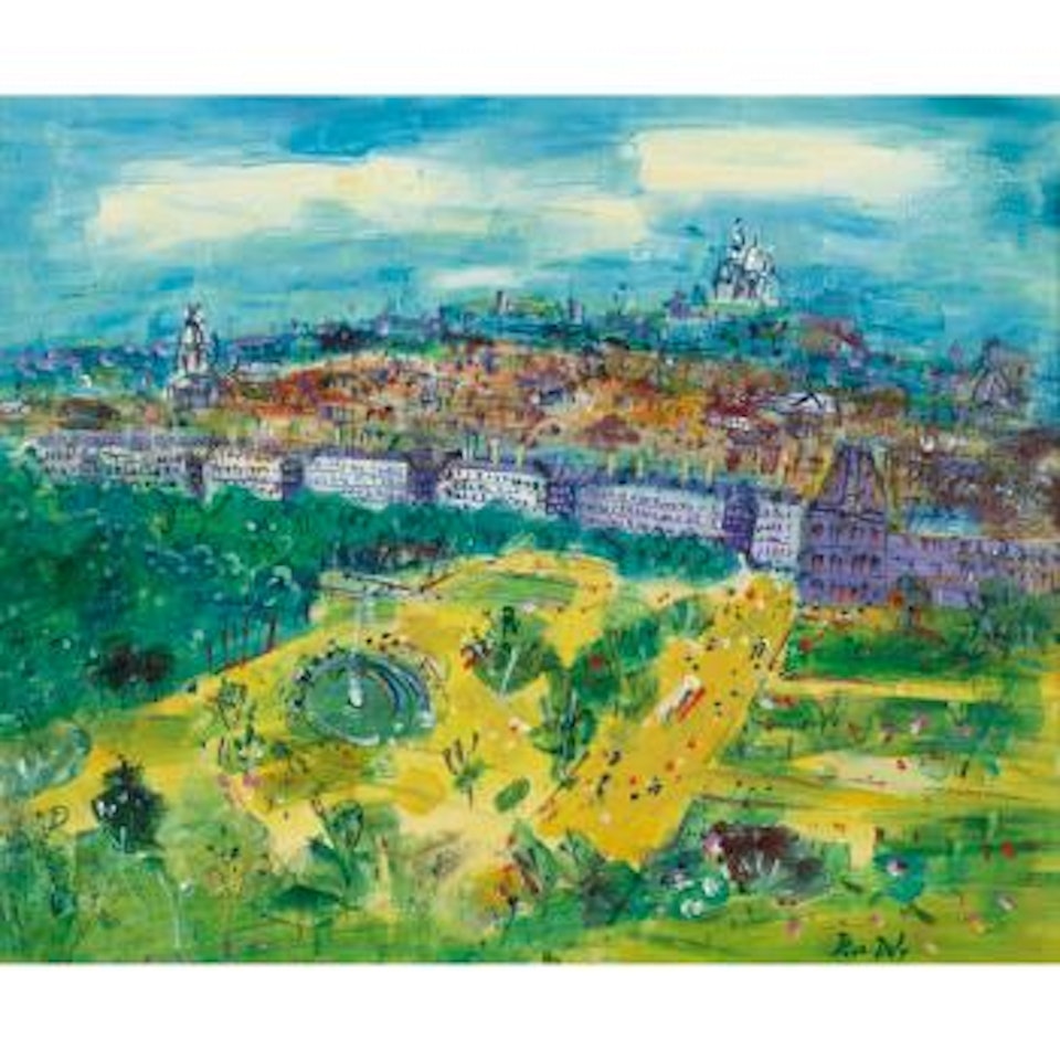 Le Jardin Des Tuileries by Jean Dufy