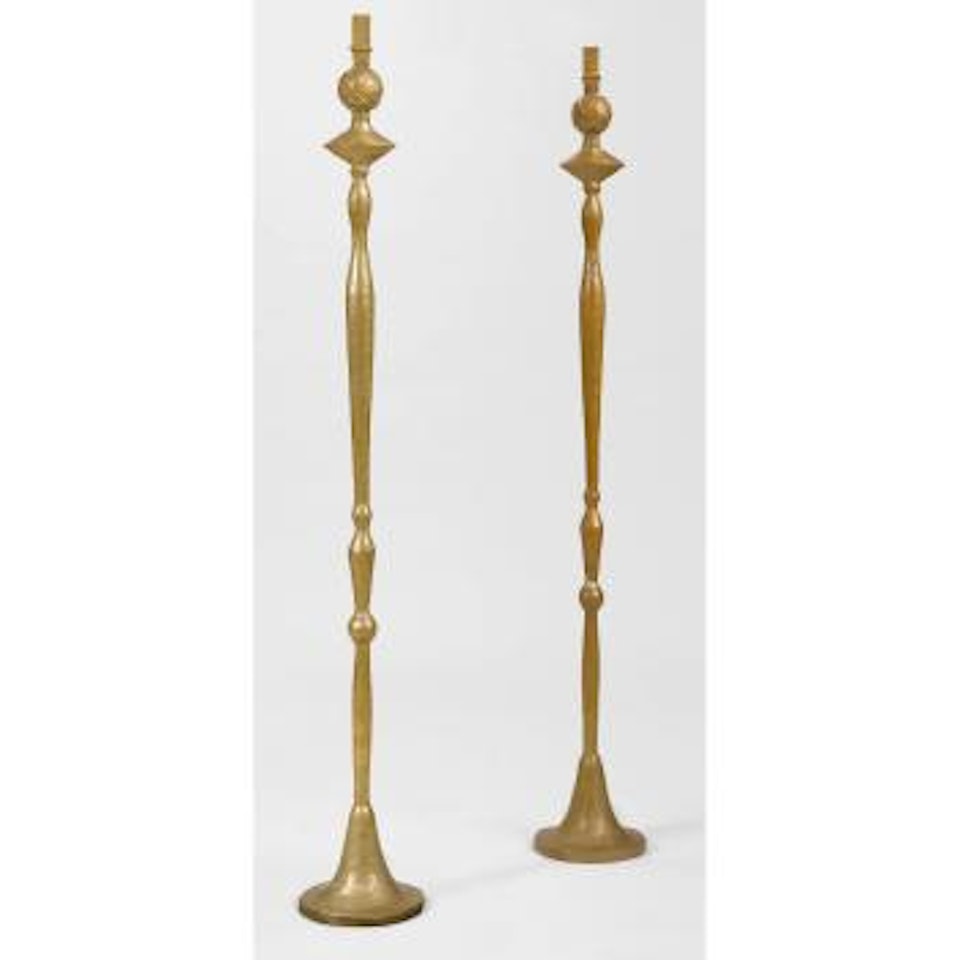 Lampadaire Orné D'une Pomme De Pin: a Pair by Alberto Giacometti