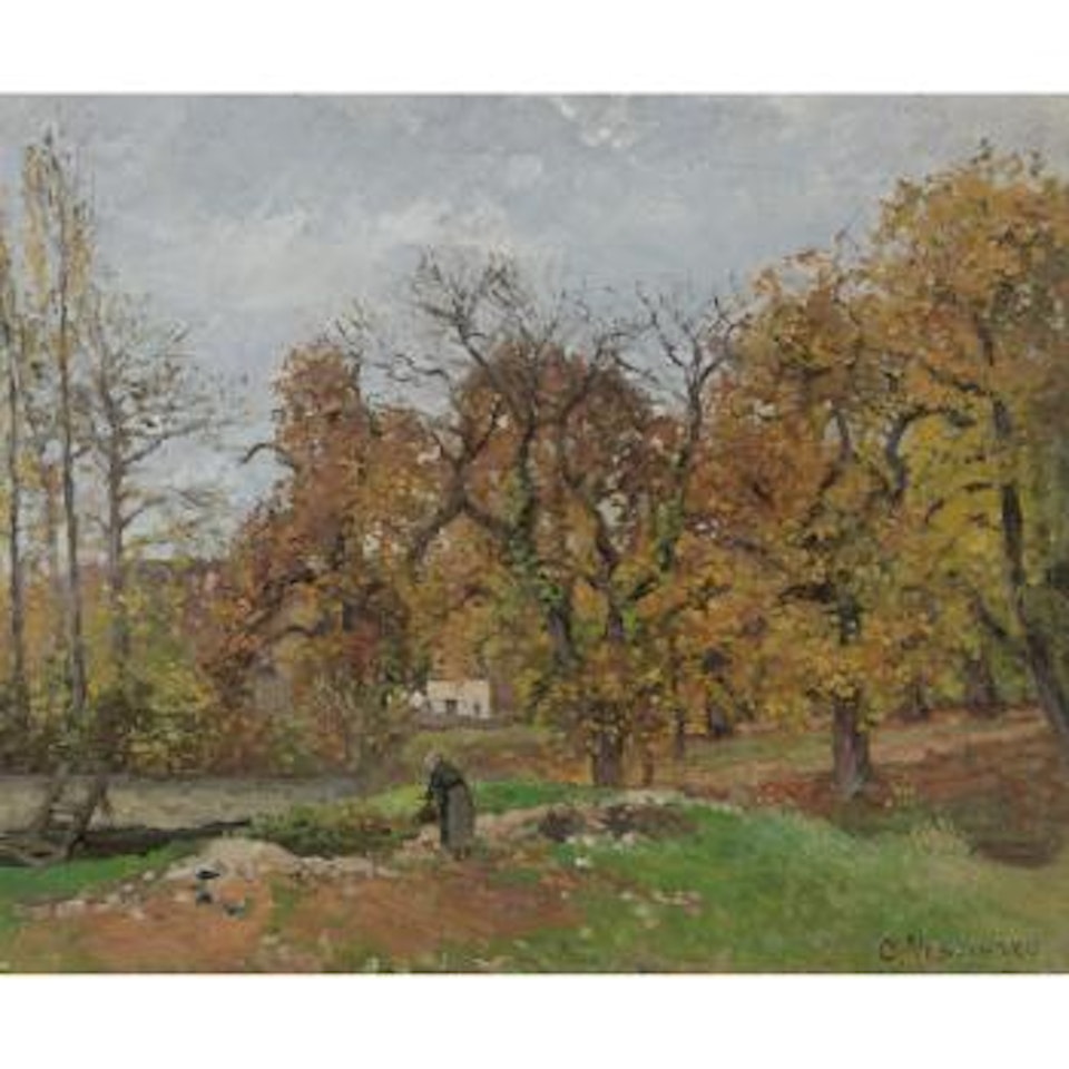 Le Ru De Montbuisson, Louveciennes by Camille Pissarro