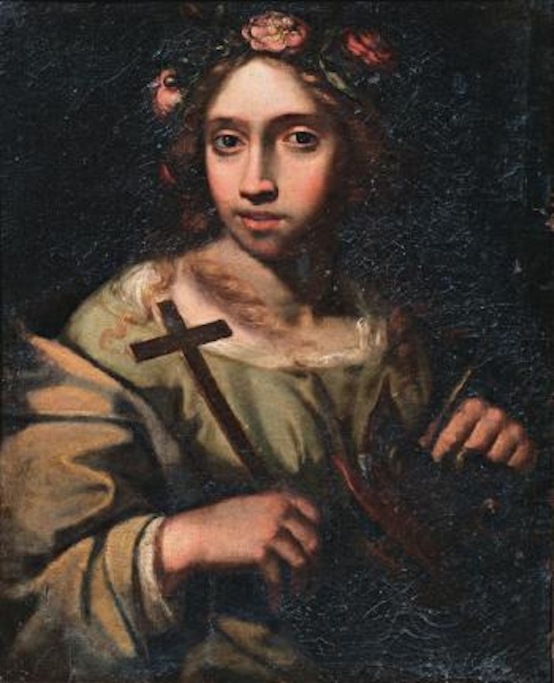 Santa Margherita d'Antiochia by Simone Pignoni