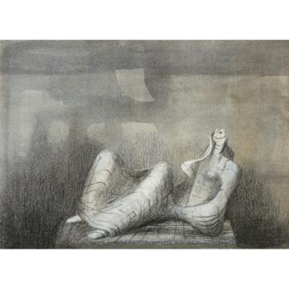 Reclining Figure: Dark Setting by Henry Moore