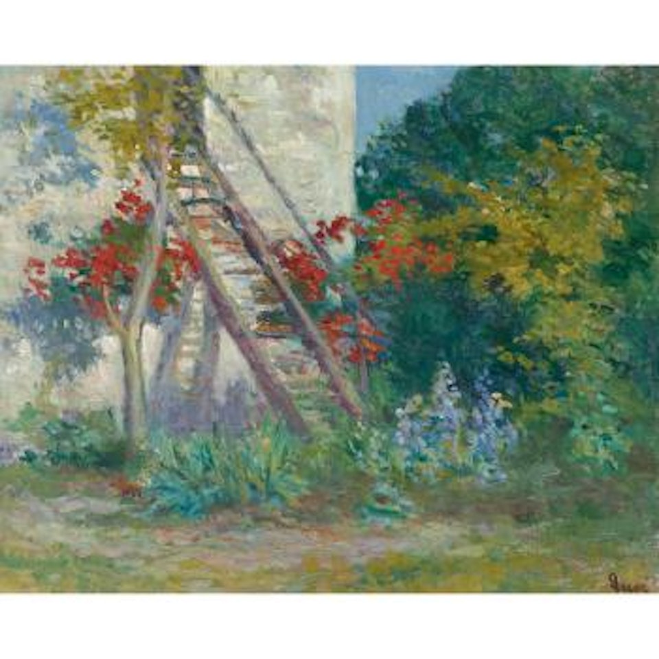 Rolleboise, L'escalier De L'atelier by Maximilien Luce