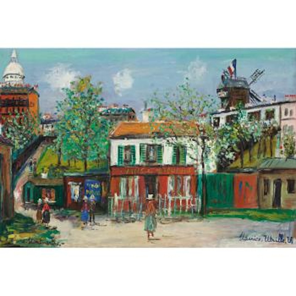 Le Maquis De Montmartre by Maurice Utrillo