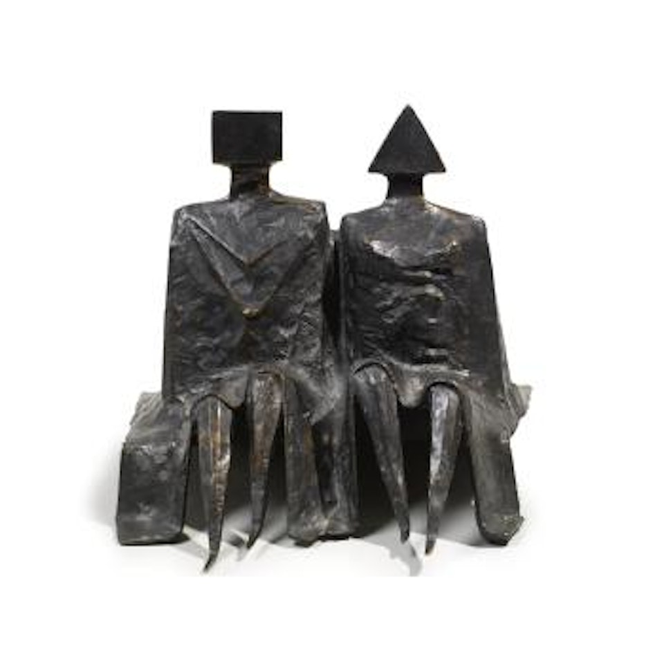 Sitting Figures In Robes I by Lynn Chadwick