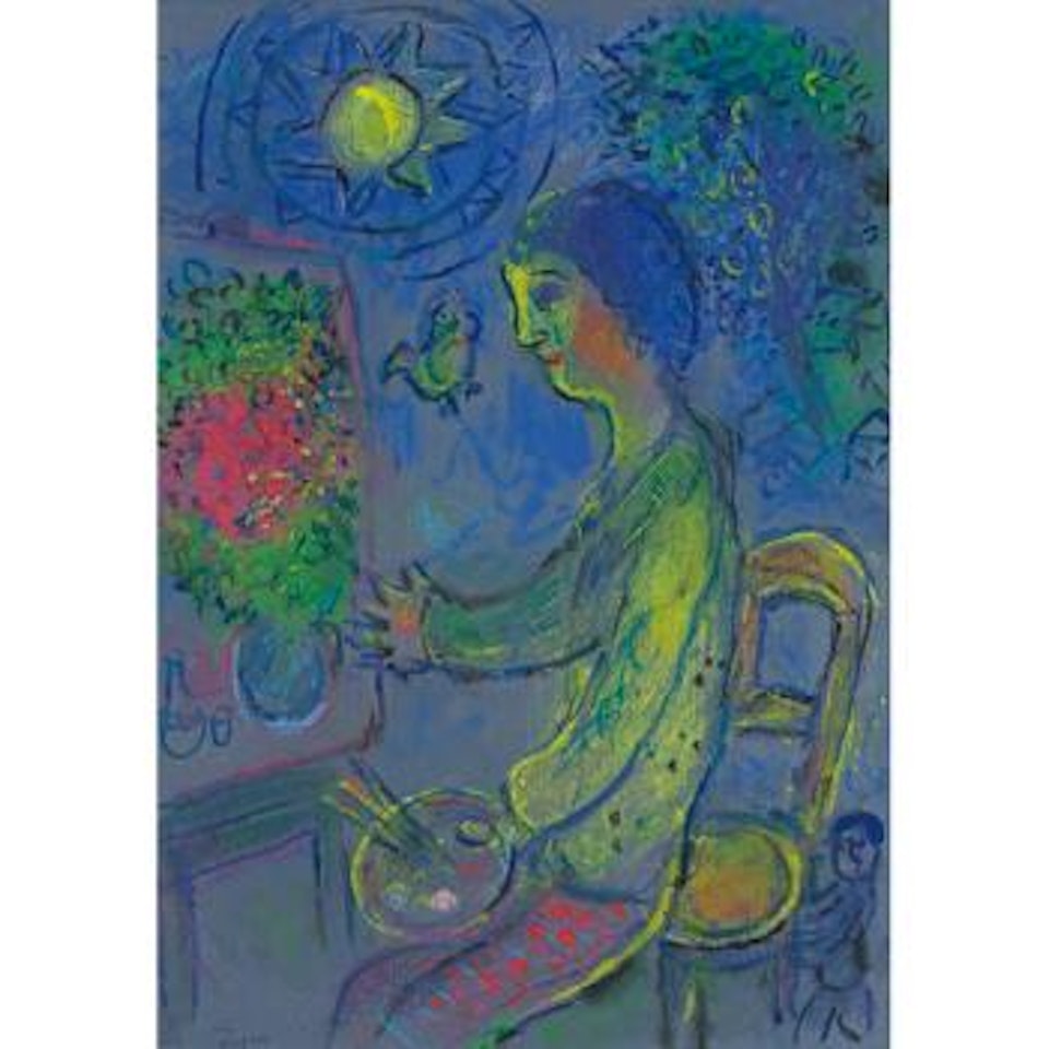 Le Peintre En Jaune by Marc Chagall