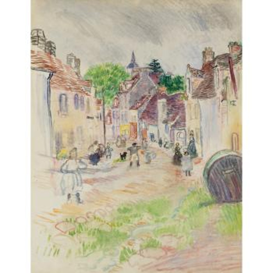 Village De Normandie by Raoul Dufy