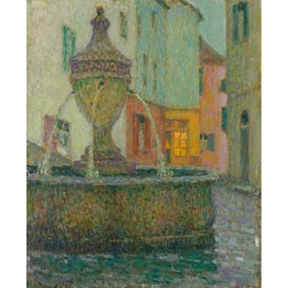 La Fontaine, Saint-paul De Vence by Henri Le Sidaner