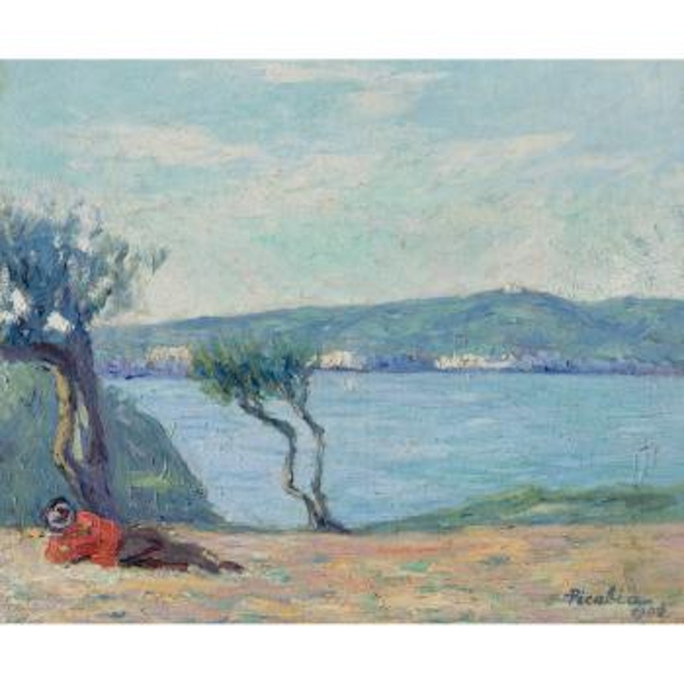 Le Repos Au Bord Du Lac by Francis Picabia