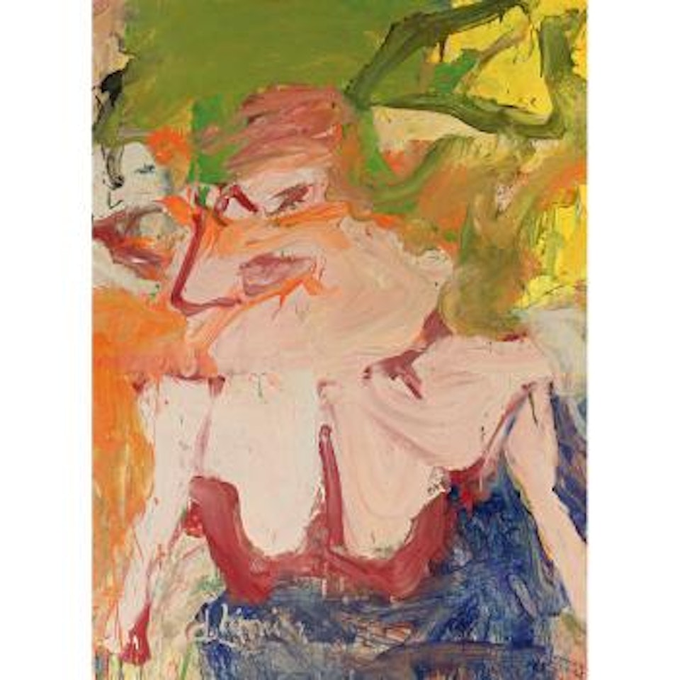 Woman On a Sign II by Willem de Kooning