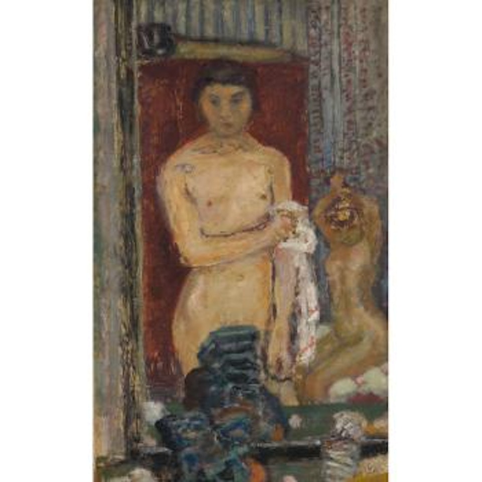 Nus Se Reflétant Dans Une Glace by Pierre Bonnard