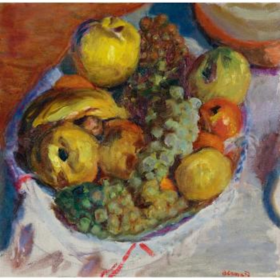 Nature Morte, Trois Grappes De Raisin by Pierre Bonnard