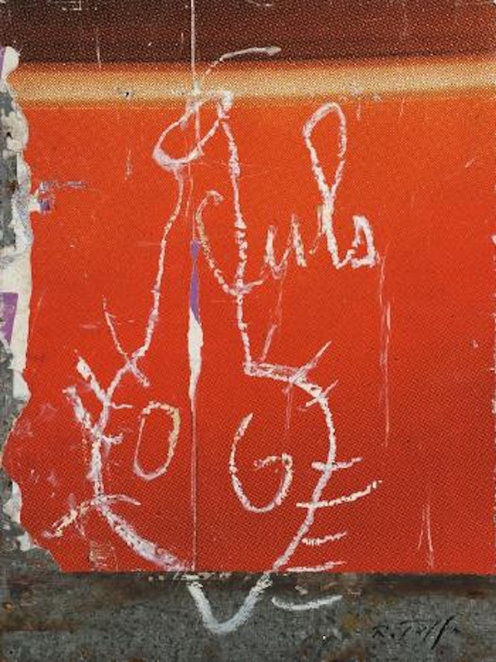 Senza titolo by Mimmo Rotella