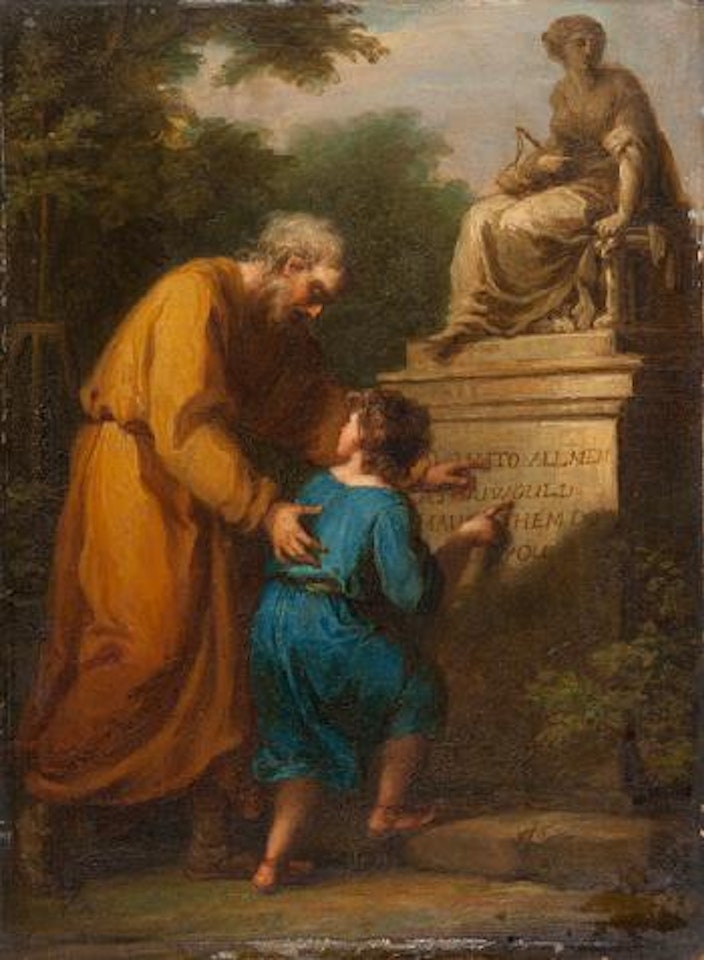 Die Unterweisung by Angelica Kauffmann