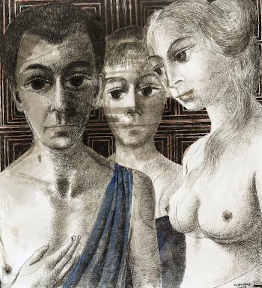 Le complot by Paul Delvaux