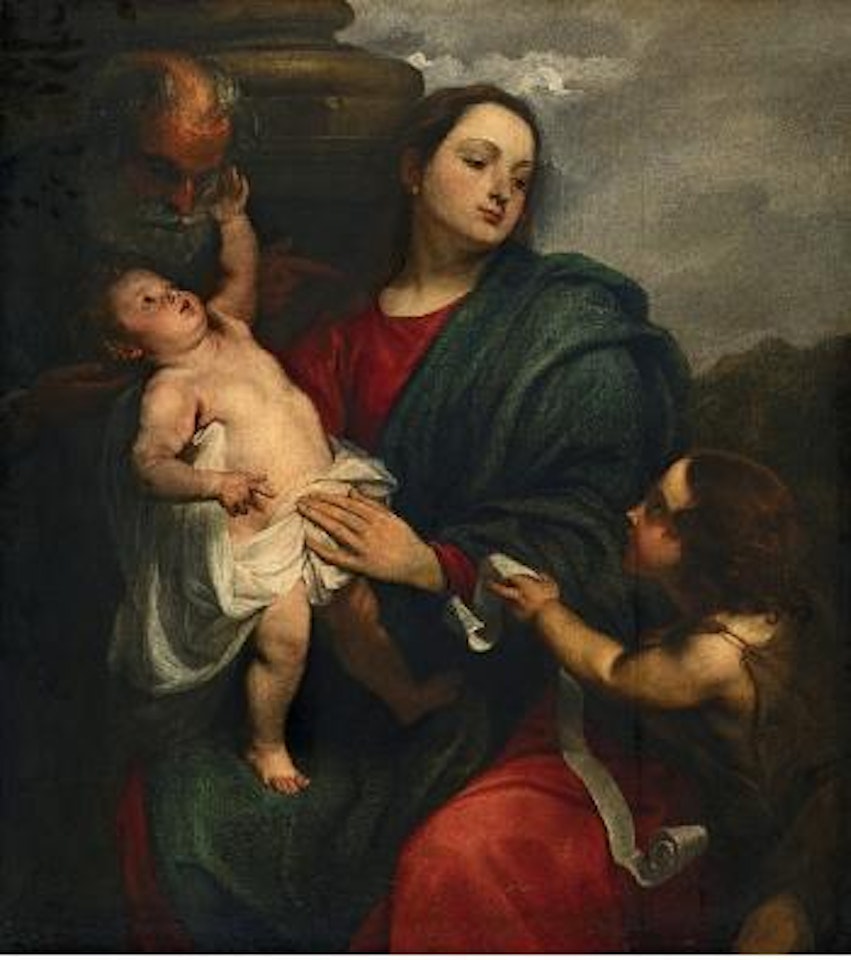 Heilige Familie mit dem Johannesknaben by Anthony van Dyck