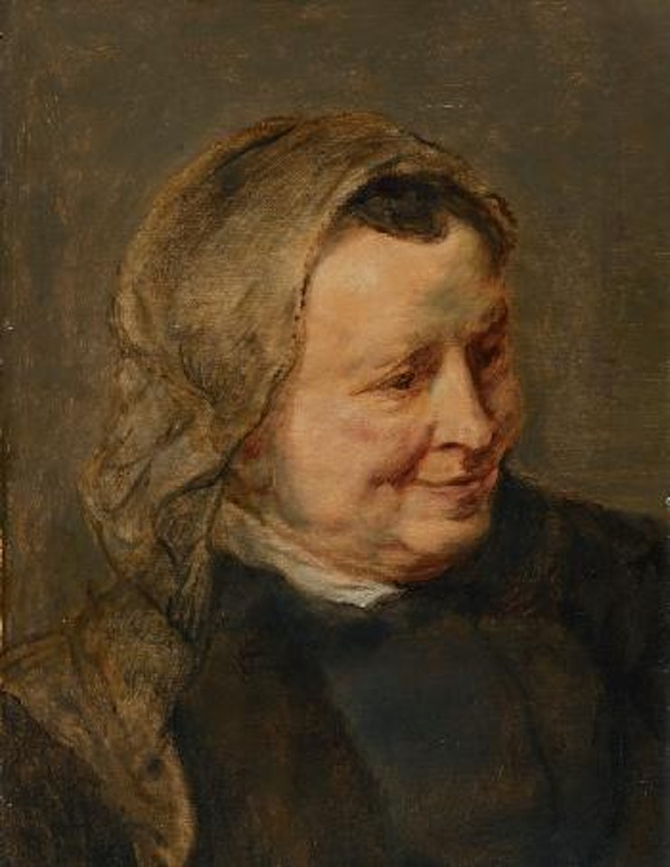 Kopfstudie einer alten Frau by Peter Paul Rubens