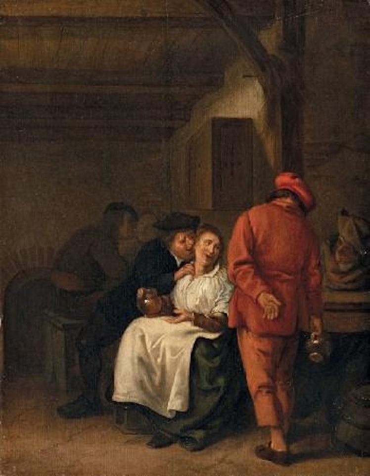 Interieur mit grosser Rückenfigur by Jan Miense Molenaer