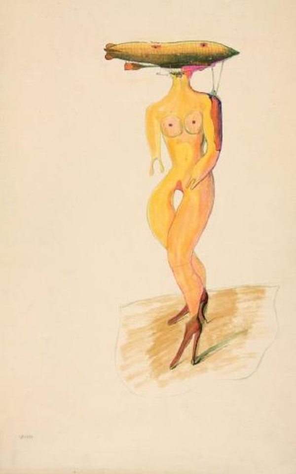 Femme-zeppelin by Victor Brauner