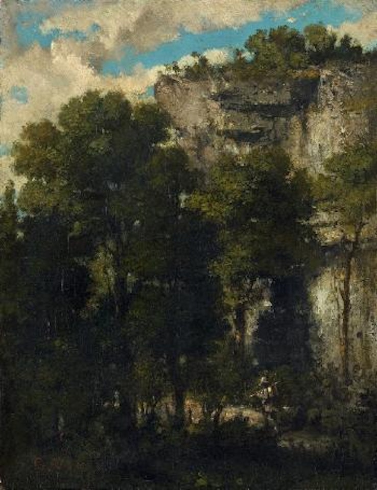 Der Streckengeher von Ornans by Gustave Courbet