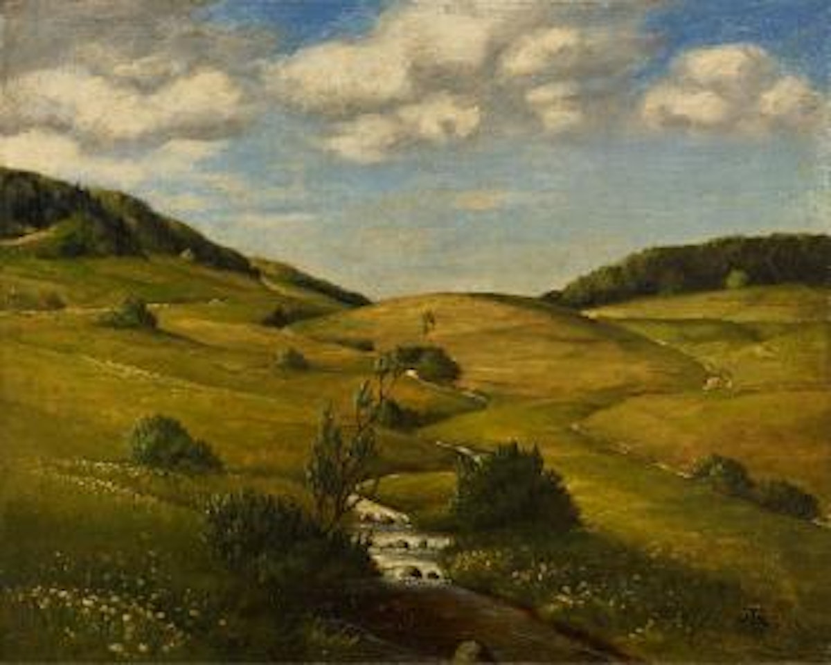 Landschaft im Schwarzwald by Hans Thoma