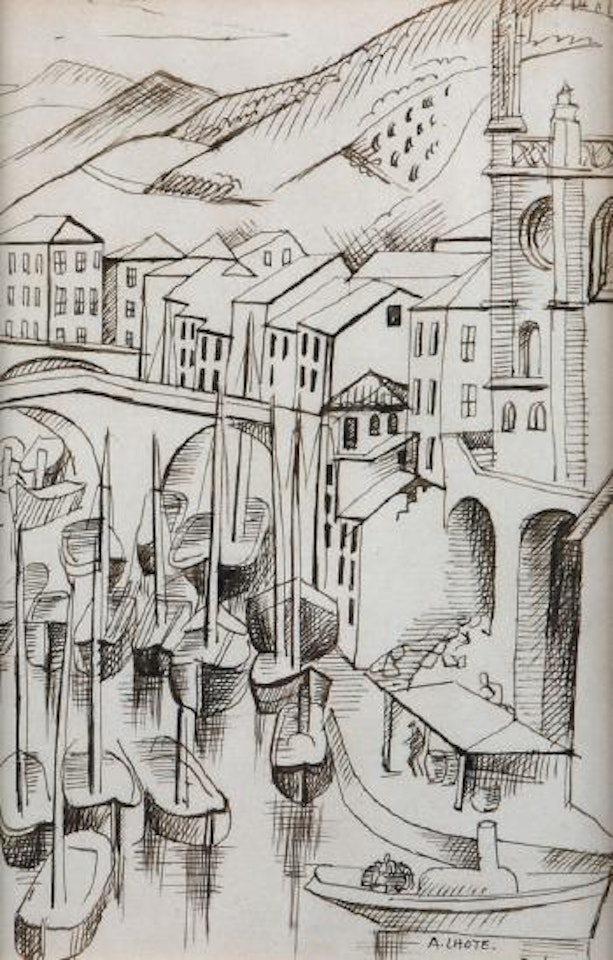 Le port Ondavroa by André Lhote