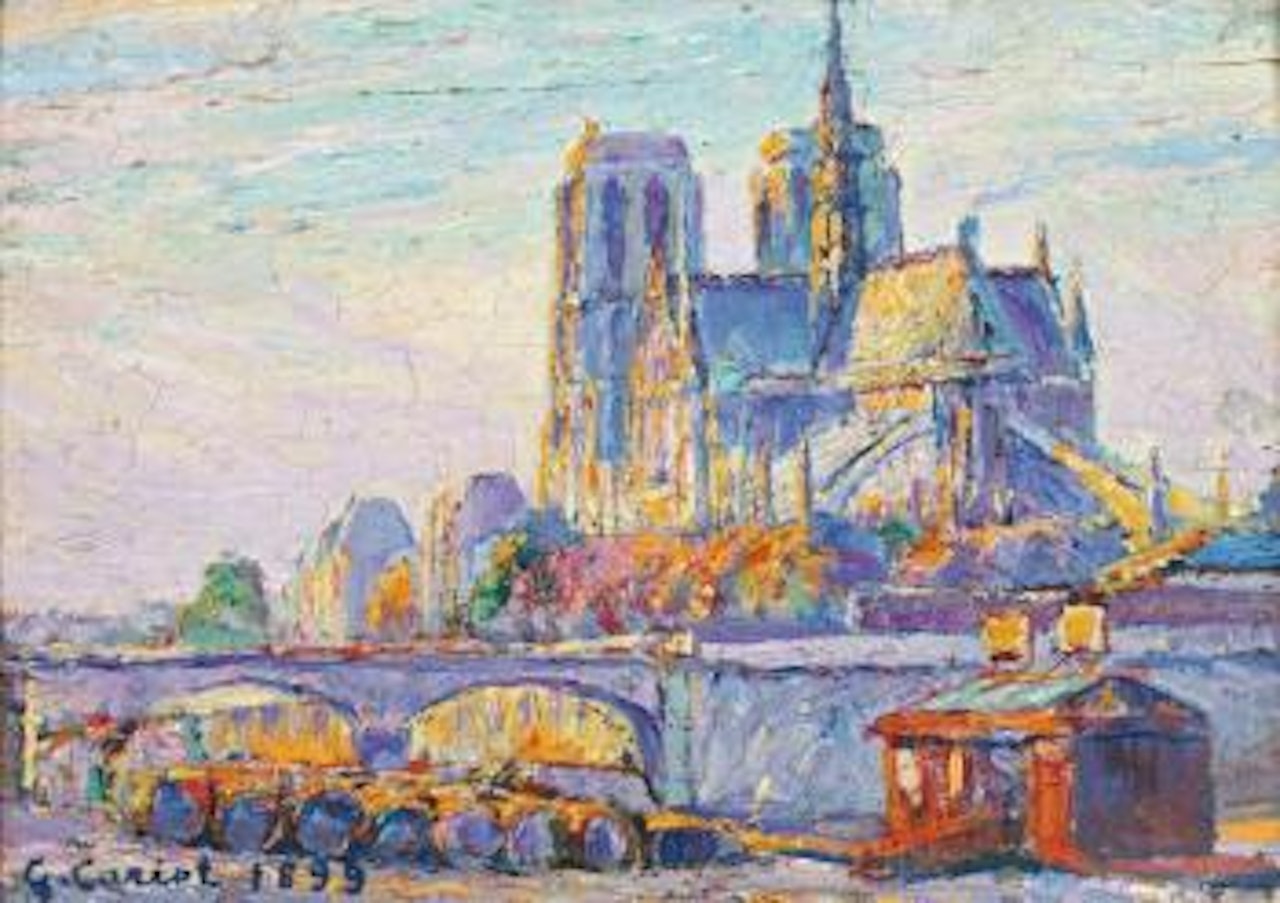 Notre Dame et les quais by Gustave Cariot