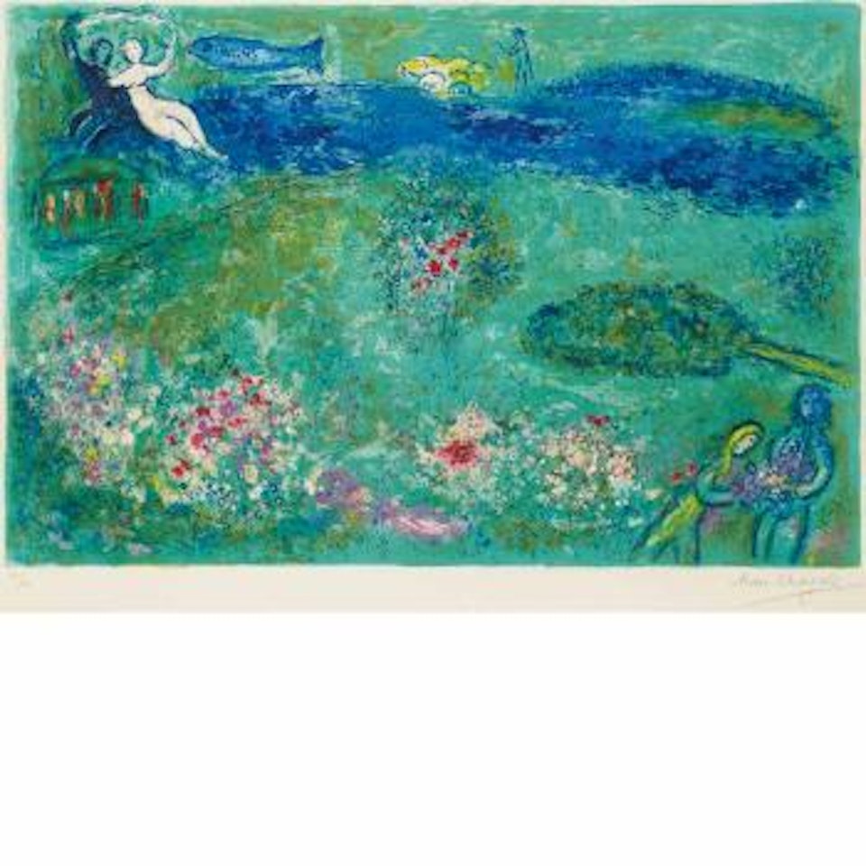 The orchard (Mourlot 341) by Marc Chagall