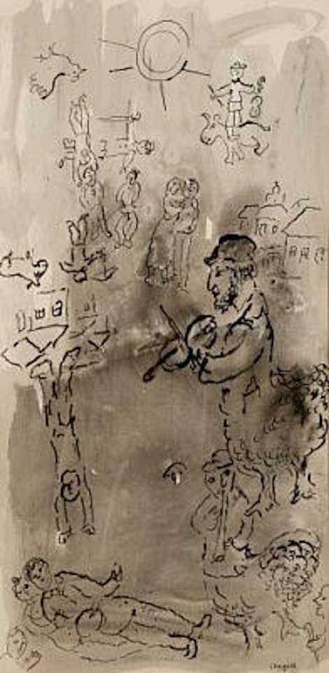 Les musiciens by Marc Chagall