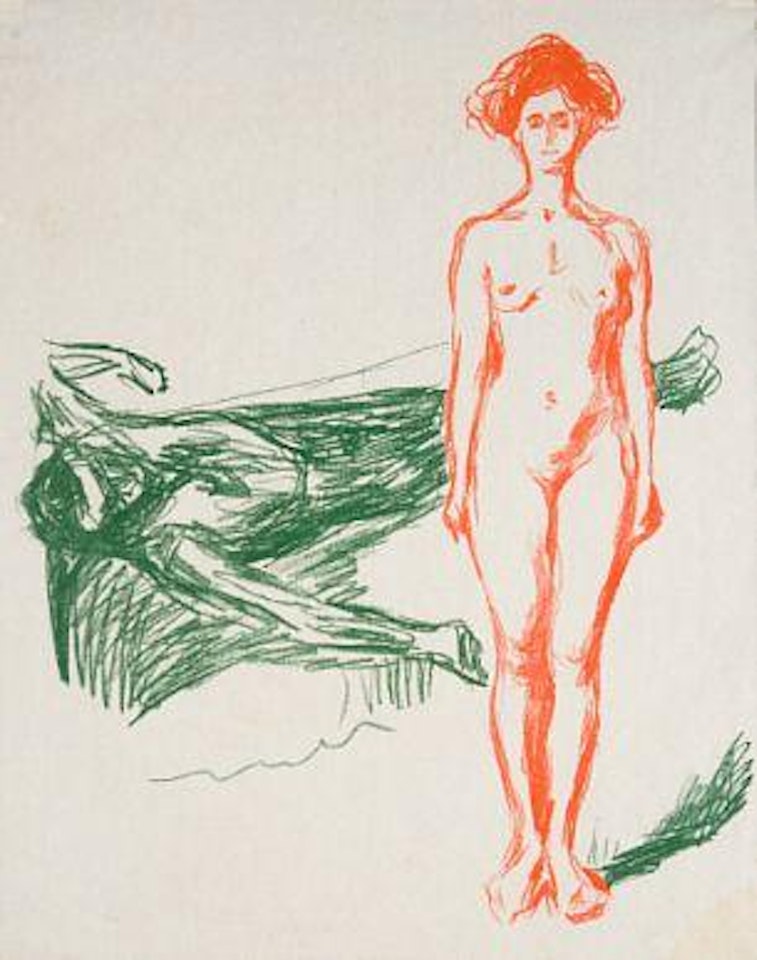 Marats død / The death of Marat by Edvard Munch