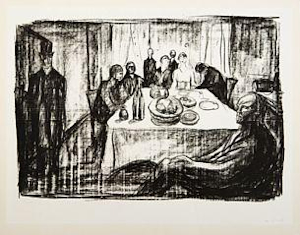 Bohemens bryllup / The bohemian's wedding by Edvard Munch