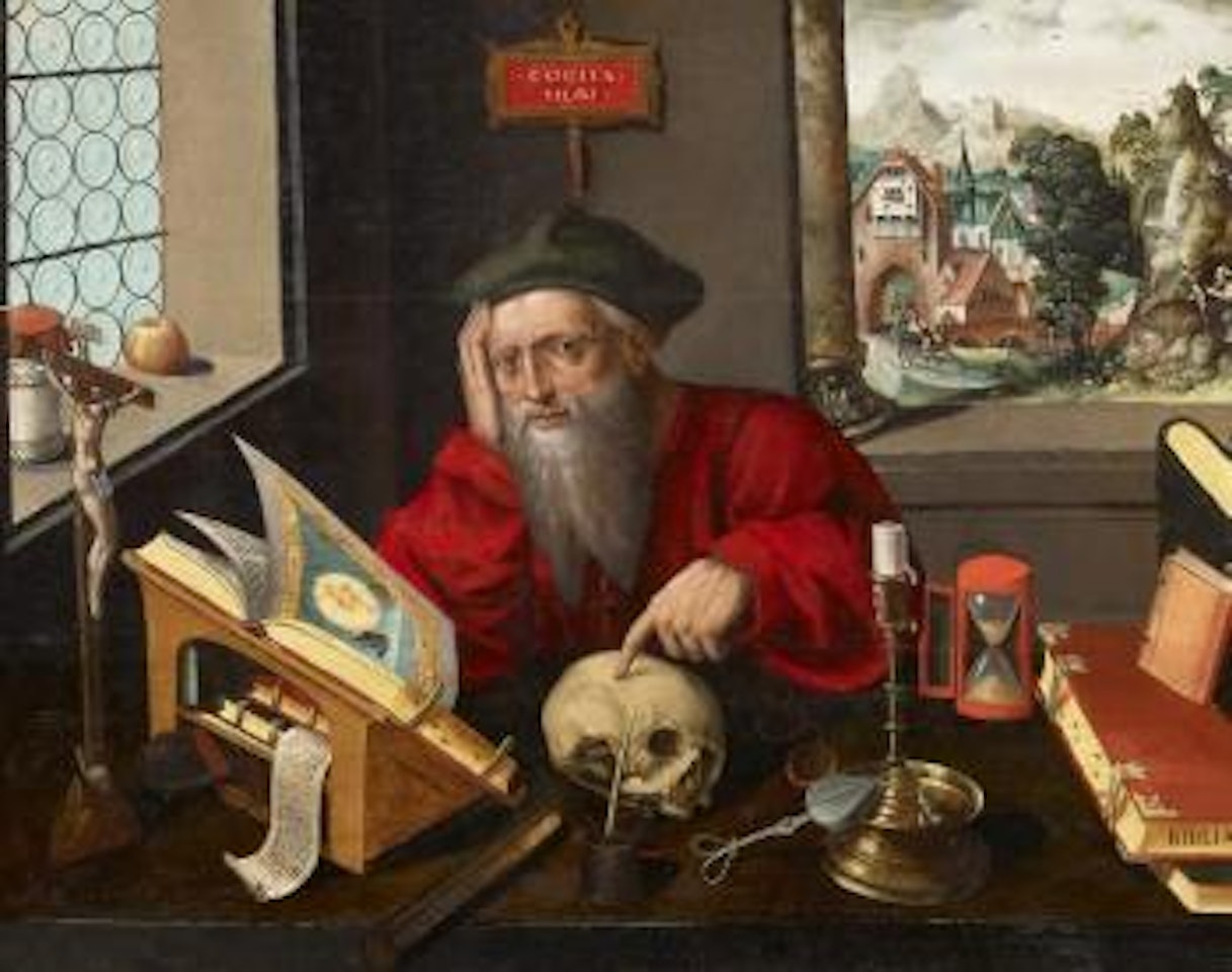 Der Heilige Hieronymus in seiner Studierstube by Attributed to Pieter Coecke van Aelst I