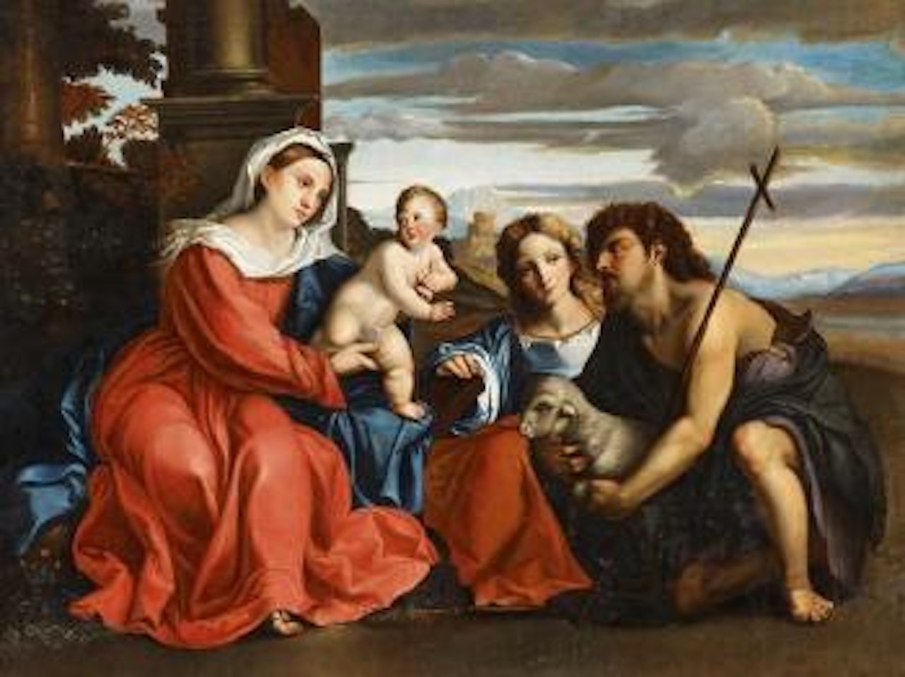 Sacra Conversazione by Italian School