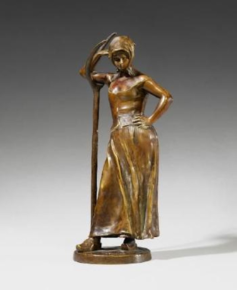 Junge Schnitterin by Alfred Boucher